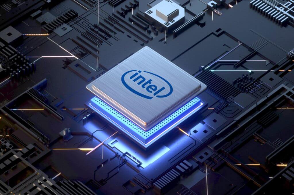 the Intel logo