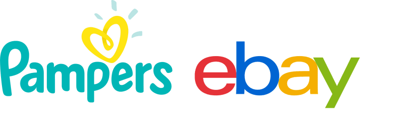 pampers ebay wordmark logo