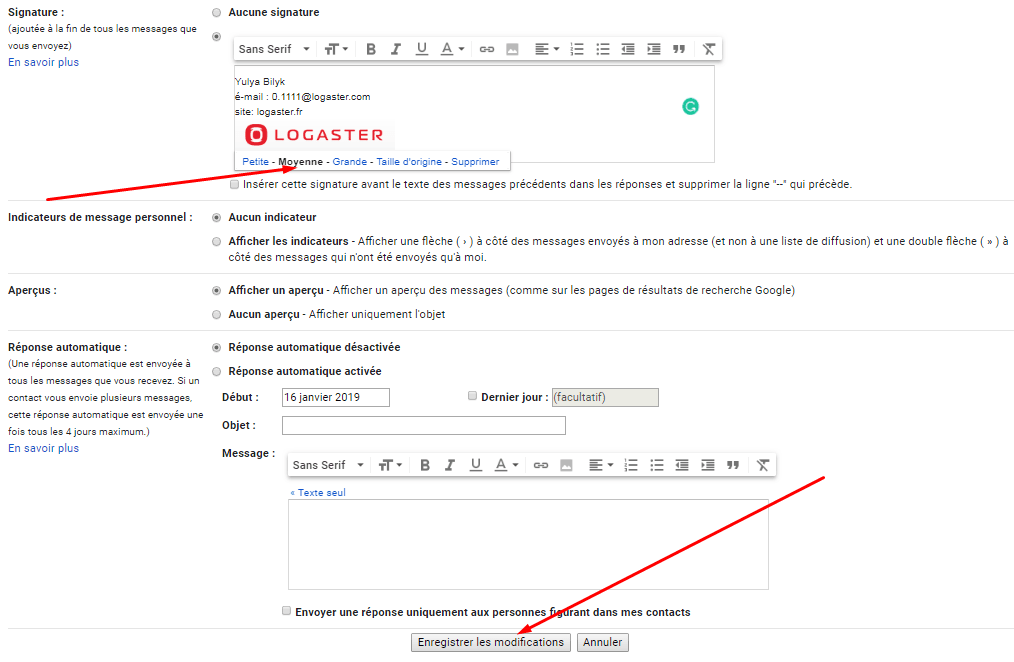 Gmail Enregistrer La Signature
